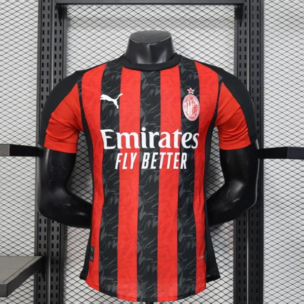 Maillot Version Joueur Milan A.C Domicile 25-26