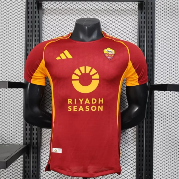 Maillot Version Joueur A.S Roma Domicile 25-26