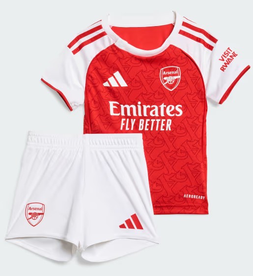 Maillot Arsenal domicile (enfants, short inclus) 25-26