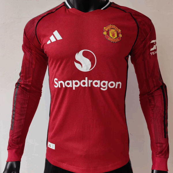 Maillot Manchester United Version Joueur Long 25-26