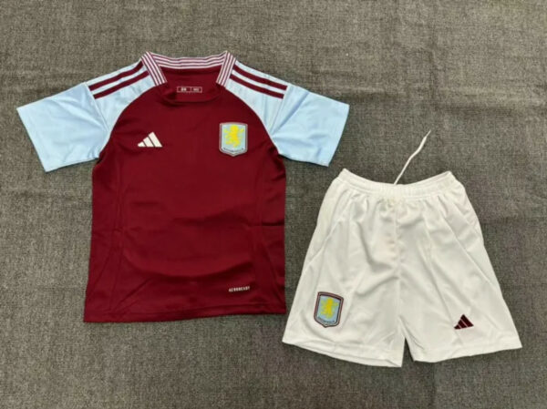 Maillot Aston Villa (enfants, short inclus) 25-26